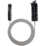 Brosse de nettoyage flexible pour tube d'alimentation - outil de nettoyage de tuyau - noir?2m?