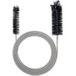 Brosse de nettoyage flexible pour tube d'alimentation - outil de nettoyage de tuyau - noir