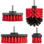 Brosses de nettoyage pour perceuse, lot de 4