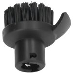 Brosse ronde pour nettoyeur vapeur, brosse de nettoyage � poils durs noirs, accessoires de remplacement ...
