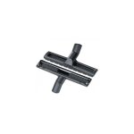 Brosse tous sols 32mm avec bandes brosses crin de cheval + roulettes pvc, largeur 36cm