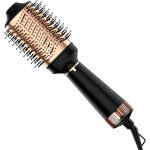 Brosse soufflante, brosse chauffante 4 en 1 pour coiffeur, chauffante brosse coiffante en c�ramique tourmaline ...