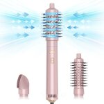 Brosse soufflante rotative, air styler 800w, seche cheveux ionique, brosse chauffante 3 en 1, fer a boucler ...