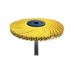 Brosse - disque radiale sunburst d. 76 mm granulation 120 blanc 10 000 min - �