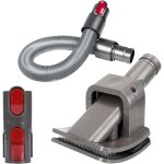 Brosse de toilettage pour chien compatible avec l'aspirateur dyson v6 v7 v8 v10 v11, 3 brosses de toilettage ...