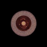 Brosse de touret ? fils en acier ondul�s ? �15015mm ? pour d�capage de toutes surfaces - tivoly