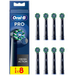 Brossette dentaire oral b pro cross action black x8
