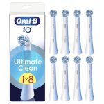 Brossettes - oral - b - io refills ultimate clean - pack de 8 - blanc