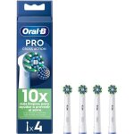 Brossettes - oral - b - pro cross action - pour brosse a dents - 4 unit�s