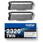 Brother - pack de 2 toner tn2320twin pour imprimante laser