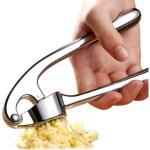 Broyeur � ail, �crase les gousses et le gingembre, outil antirouille portatif en alliage de zinc pour ...