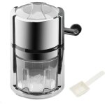 Broyeur � glace manuel en acier inoxydable - broyeur � glace portable avec pelle � glace - broyeur � ...