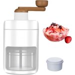 Broyeur  glace manuel: machine a glace pile, broyeur  glace  manivelle avec bac  glaons, rasoir ...