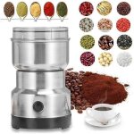 Broyeur � grains �lectrique - mini broyeur rapide en 10 secondes pour �pices, caf�, graines, riz et haricots ...