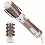 Brush activ premium care - brosse soufflante � air chaud - � chaleur - rose - blanc - aluminium - orifice ...