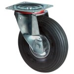 Bs rollen - roue gonflable d. de la roue 260 mm cap. charge 130 kg rouleau de renvoie avec plaque � visser ...