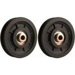 Bsr - 90 mm roulement poulie nylon, poulie musculation, roue universelle pour cable machine gym quipement ...