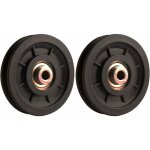 Bsr - 90 mm roulement poulie nylon, poulie musculation, roue universelle pour cable machine gym �quipement ...