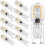 Bsr - tonchean ampoule led g9, 3w g9 warm white 3000k g9 base 10 pcs, led bulb, 25w equivalent halogen ...