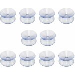 Bsr - ventouses double face compatibles avec dessus de table en verre, triomphe lot de 10 ventouses sans ...