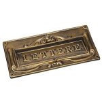 B�che pour lettres vigor alu - zinc bronze mm. 300x140