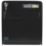 Burg - w�chter, bo�te aux lettres normalis�e en acier galvanis� avec ouverture horizontale � l'avant ...