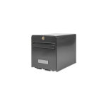 Burg wachter - boite aux lettres favor en acier galvanise - 2 portes - gris