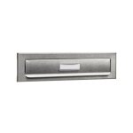 Burg wachter - entre courrier pour porte encastrable - inox