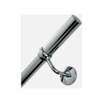 Burger ? kit main courante en inox chrom� 2m ? fixation murale ? �40mm pour escaliers et couloirs ? accessoire ...