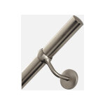 Burger - kit main courante murale en acier + supports de fixation