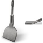 Burin � carrelage sds plus - extra large - 75 mm - courb� - 165 mm de long - en acier haute performance ...
