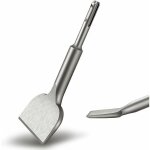 Burin sds plus carrelage, 165mm x 75mm s�rie d'�largissement de haute qualit�, ciseau � tuiles courb� ...