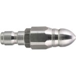 Buse de jet d'�gout pour nettoyeur haute pression, buse de tuyau de vidange, connecteur rapide 1 / 4 ...