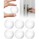 [jamais utilis�] d�stockage but�e de poign�e de porte murale, 6 x but�e de porte murale transparent, ...