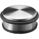 But�e de porte butoir de porte / arr�t de porte 1, 2 kg plat en inox, gris