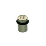 Butée de porte en laiton nickel mat, valia Butée de porte en laiton nickel mat, valia