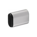 Hermeta - but�e de porte murale 4700 / 4702 / 4704 aluminium anodis� argent l. 50mm