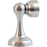 Butoir de porte magn�tique ms011 en aspect acier inoxydable - but�e de porte avec mat�riel de fixation ...