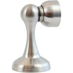 Butoir de porte magntique ms011 en aspect acier inoxydable - bute de porte avec matriel de fixation ...