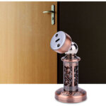 Butoir de porte magn�tique puissant en acier inoxydable, plaqu� bronze rouge antique. .