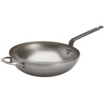 De buyer - po�le � wok conique, hauteur 165 mm, longueur 618 mm, � 323 mm
