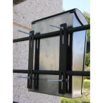 C - 015 kit de fixation pour bo�tes aux lettres sur cl�tures ou portails - arregui