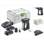 C 18 - basic perceuse - visseuse sans fil 18 v 45 nm brushless + 2x batterie 3, 0 ah + chargeur + systainer ...