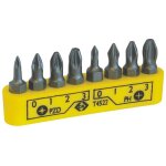 C. k t4522 jeu d'embouts 8 pi�ces cruciforme phillips, vis pozidriv