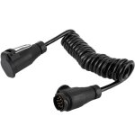 C�ble adaptateur 13 broches � 13 broches, rallonge de prise de remorque, cordon � ressort pour voiture, ...