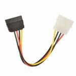 Cable adaptateur d'alimentation molex vers s - ata 15cm