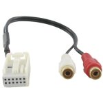 Cable adaptateur auxrca compatible avec mercedes avec audio 2030 ap2004 - rah3194