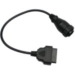 C�ble adaptateur m�le femelle 14 broches vers 16 obd ii, cordon de diagnostic de voiture de remplacement ...