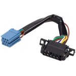 Cable autoradio compatible avec changeur cd iso mini 8pin vers 12pin compatible avec audi vw 0. 15m