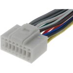 Cable autoradio pioneer 16pin fils nus - connecteur blanc Cable autoradio pioneer 16pin fils nus - connecteur blanc